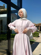 Baby Pink Classic Dress
