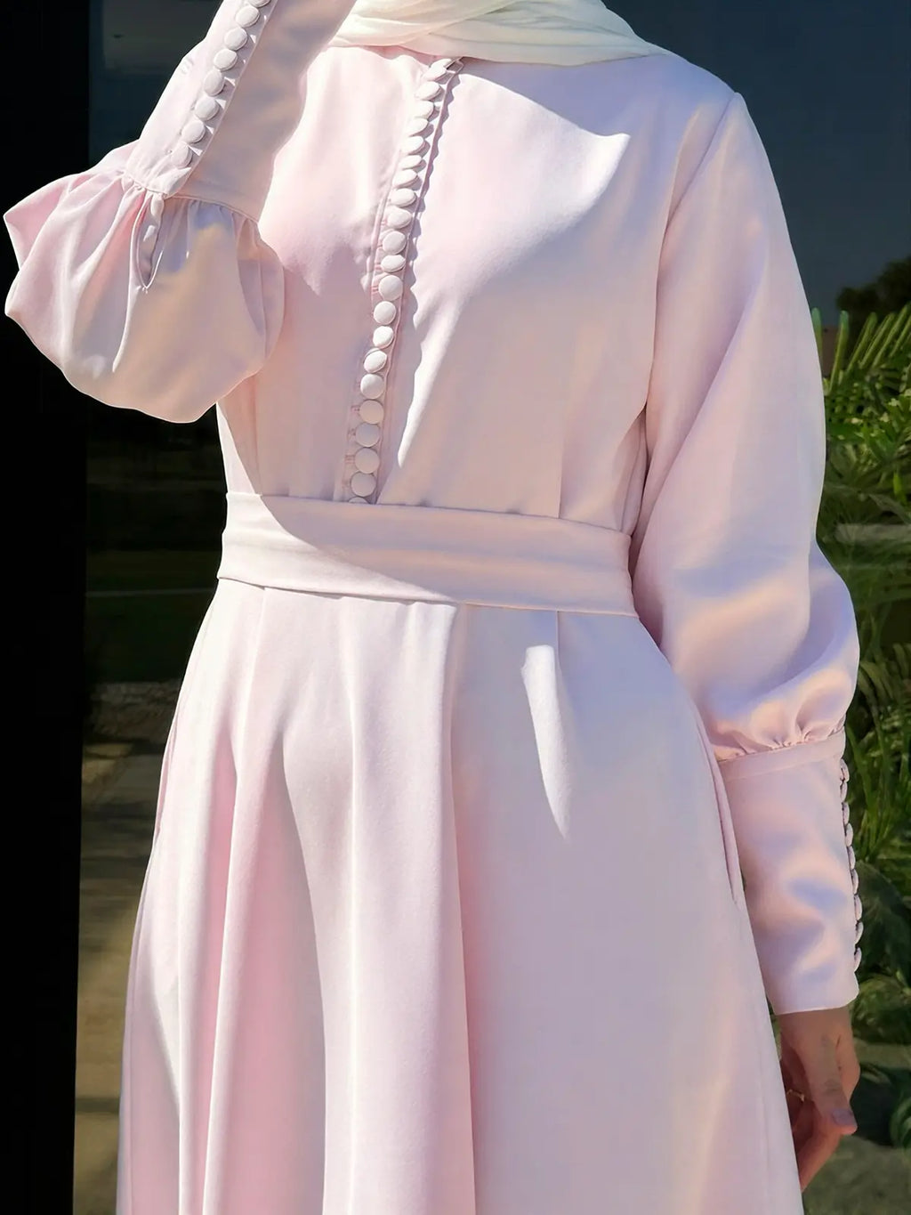 Baby Pink Classic Dress