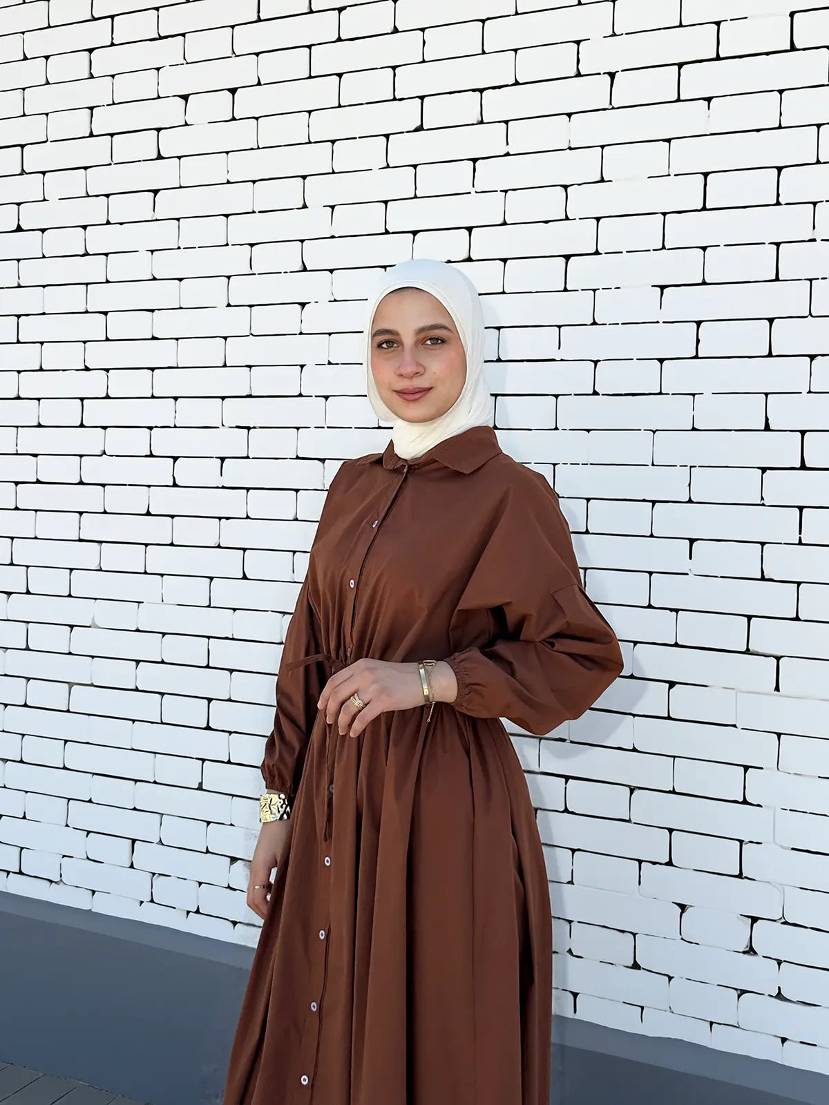 Brown Dima Dress
