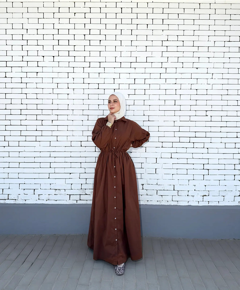 Brown Dima Dress