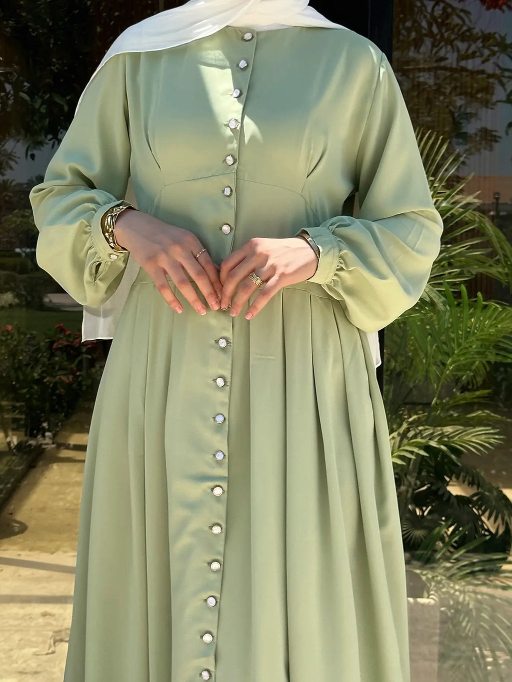 Mint Green Muzhera Dress