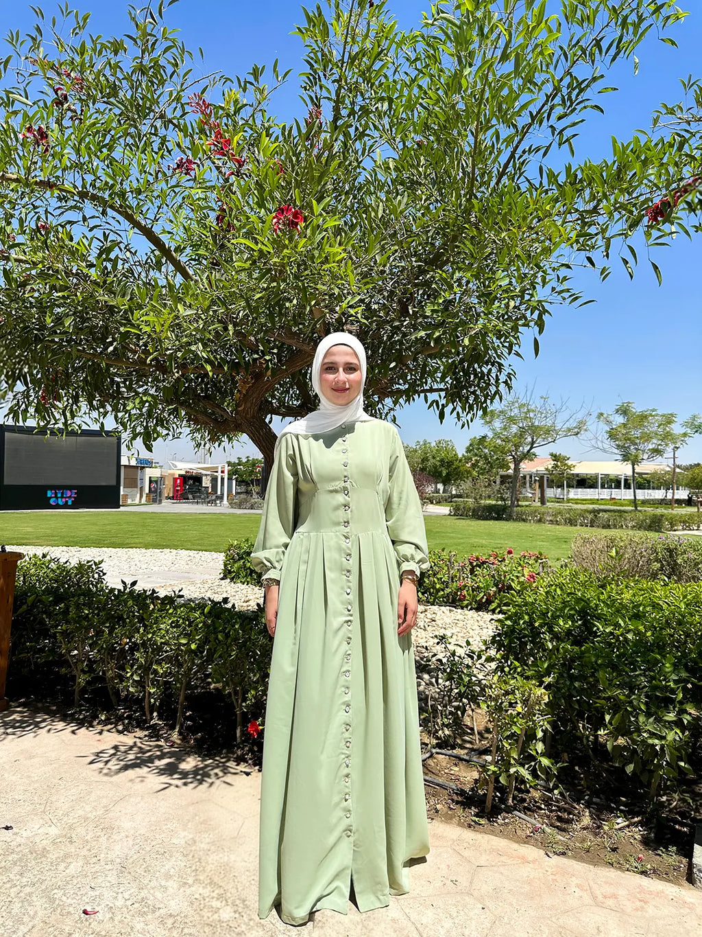 Mint Green Muzhera Dress
