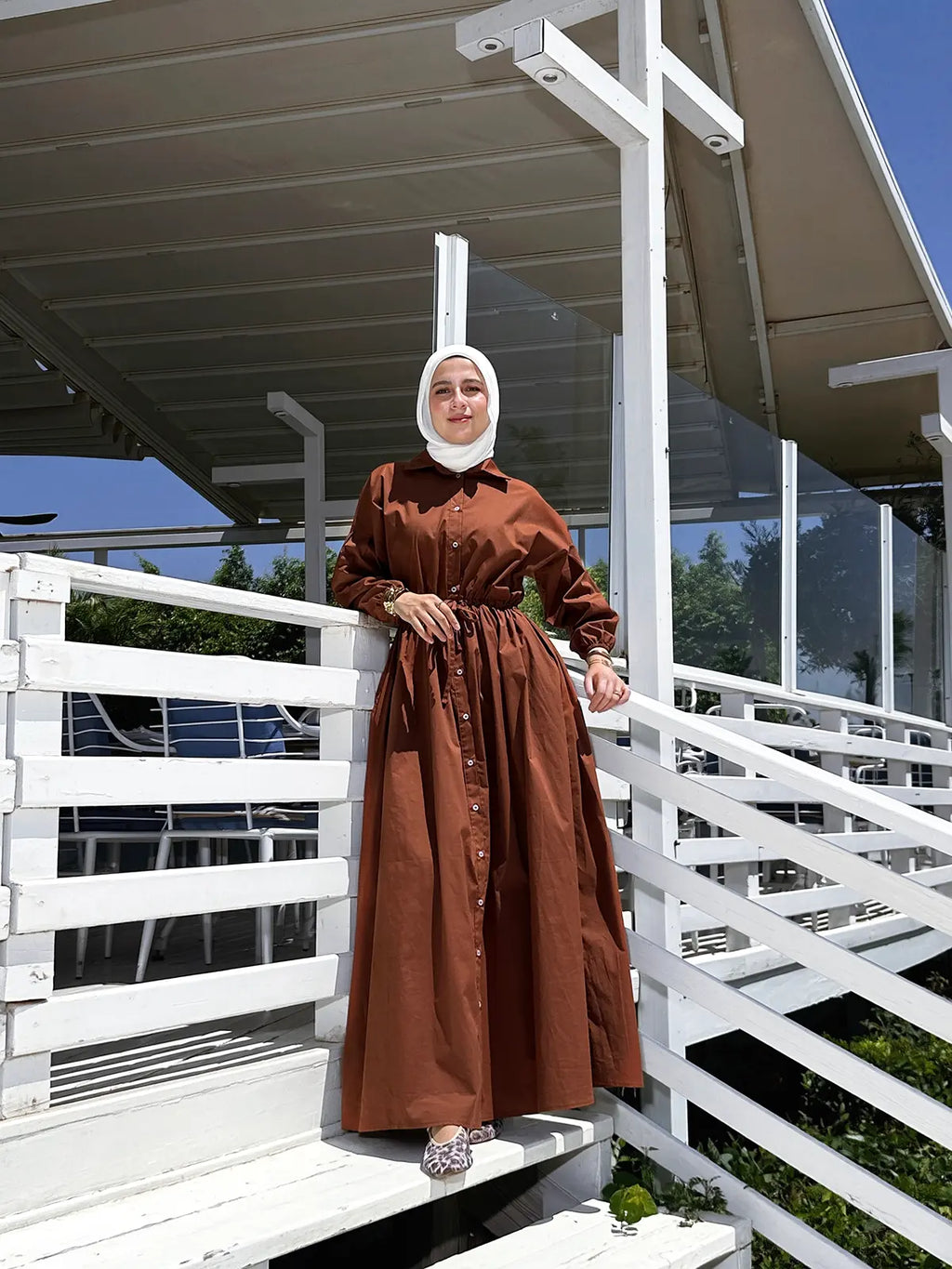 Brown Dima Dress