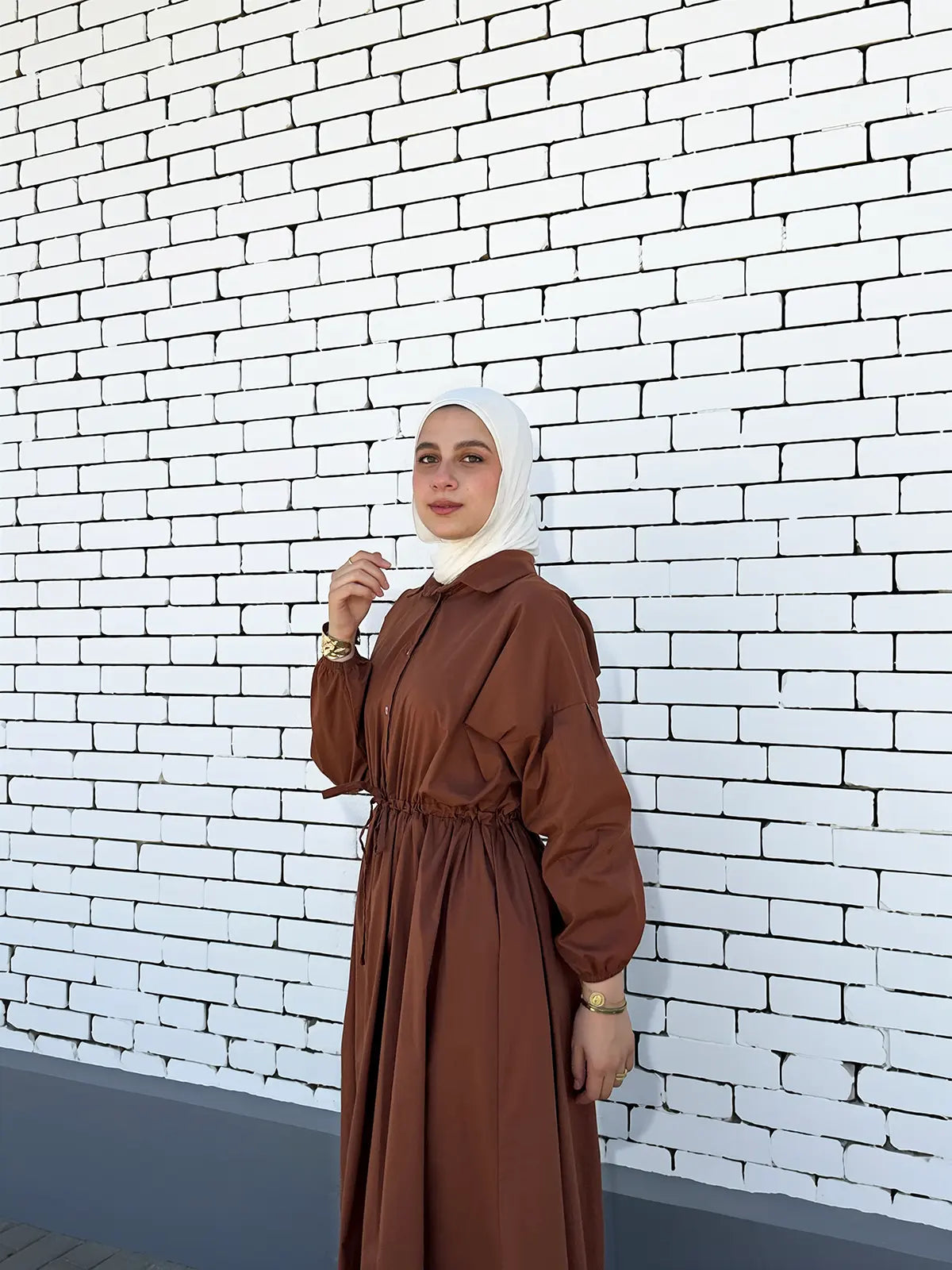 Brown Dima Dress